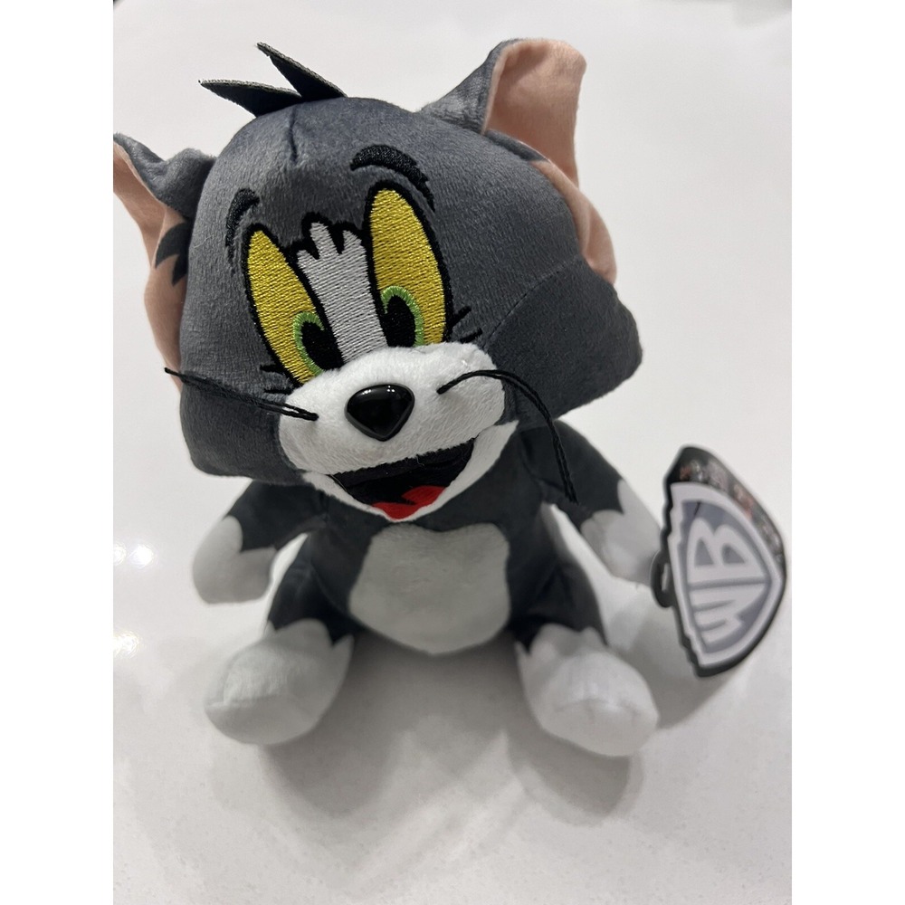 Warner Bros Tom Cat  7" Tom & Jerry‎ Plush Cartoon NWT Collectible Looney Tunes